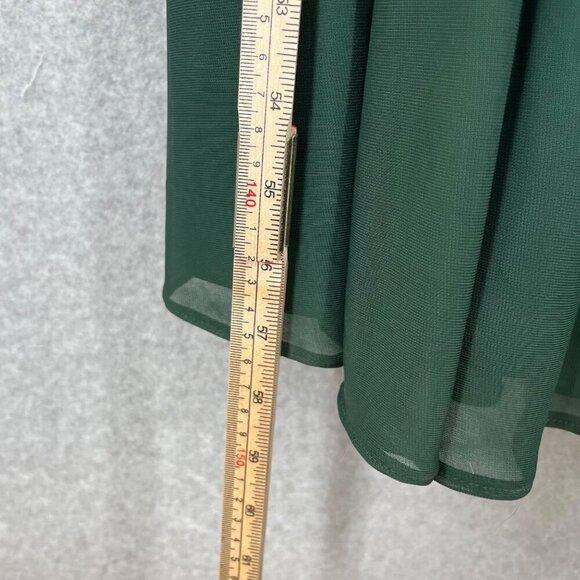 Birdy Grey Jan Dress Size M Emerald Green Low Back Bridesmaid Formal Pockets NEW - Picture 12 of 14